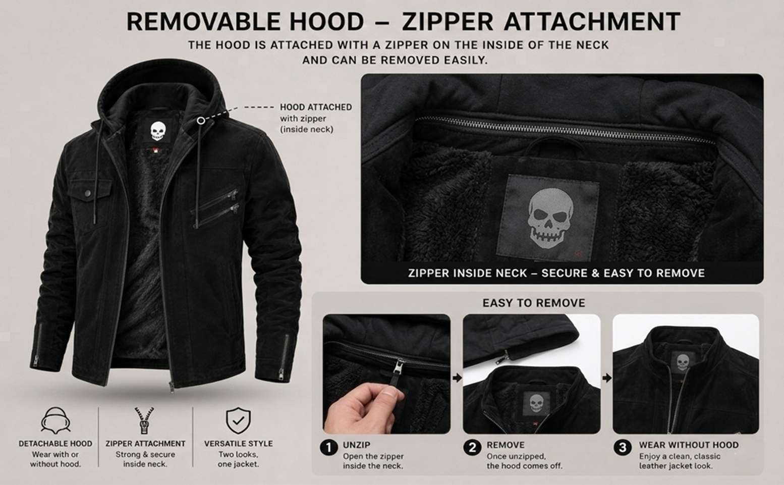 Shopsy Blaq Ash Full Sleeve Solid Men Jacket (Gray) - Image 6