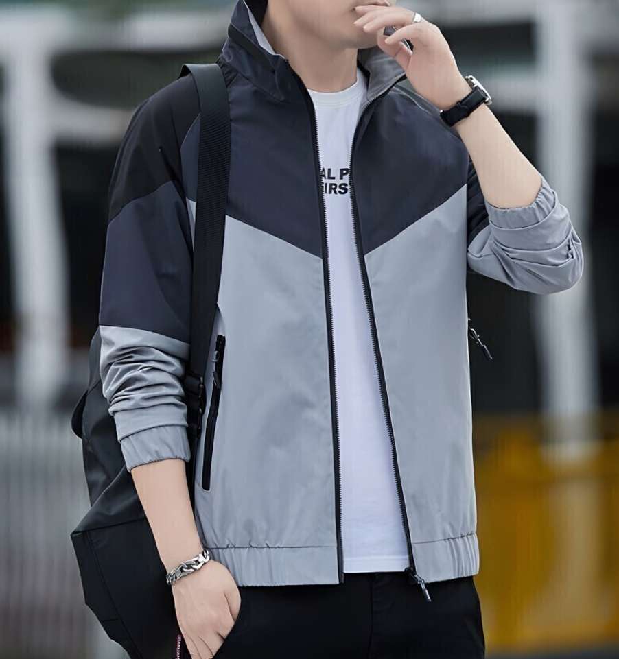 IandT Full Sleeve Colorblock Men Jacket - Buy IandT Full Sleeve Colorblock Men Jacket Online at Best Prices in India | Shopsy.in - Image 5