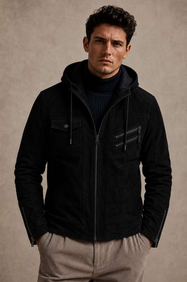 Shopsy Blaq Ash Full Sleeve Solid Men Jacket (Gray) - Image 4