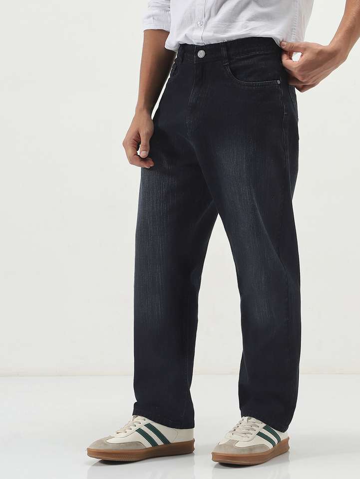 Urbano Fashion Loose Fit Men Black Jeans - Buy Urbano Fashion Loose Fit Men Black Jeans Online at Best Prices in India | Shopsy.in - Image 3