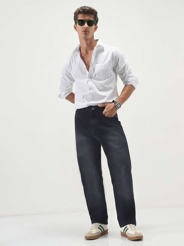 Urbano Fashion Loose Fit Men Black Jeans - Buy Urbano Fashion Loose Fit Men Black Jeans Online at Best Prices in India | Shopsy.in - Image 5