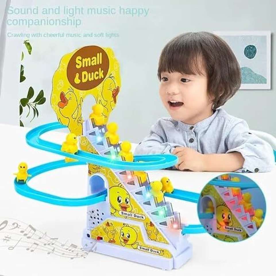 Hda Group Small Duck Stair Climbing Toys for Kids, Escalator Toy with Lights and Music Price in India - Buy Hda Group Small Duck Stair Climbing Toys for Kids, Escalator Toy with Lights and Music online at Shopsy.in - Image 7
