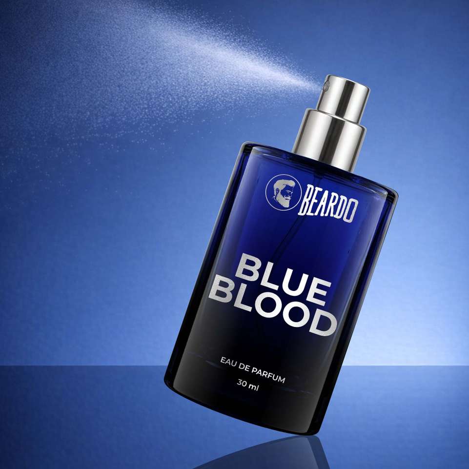Buy BEARDO Blue Blood Long Lasting Perfume | Intense, Aromatic, Aquatic Premium Scent Eau de Parfum - 30 ml Online In India | Shopsy.in - Image 4