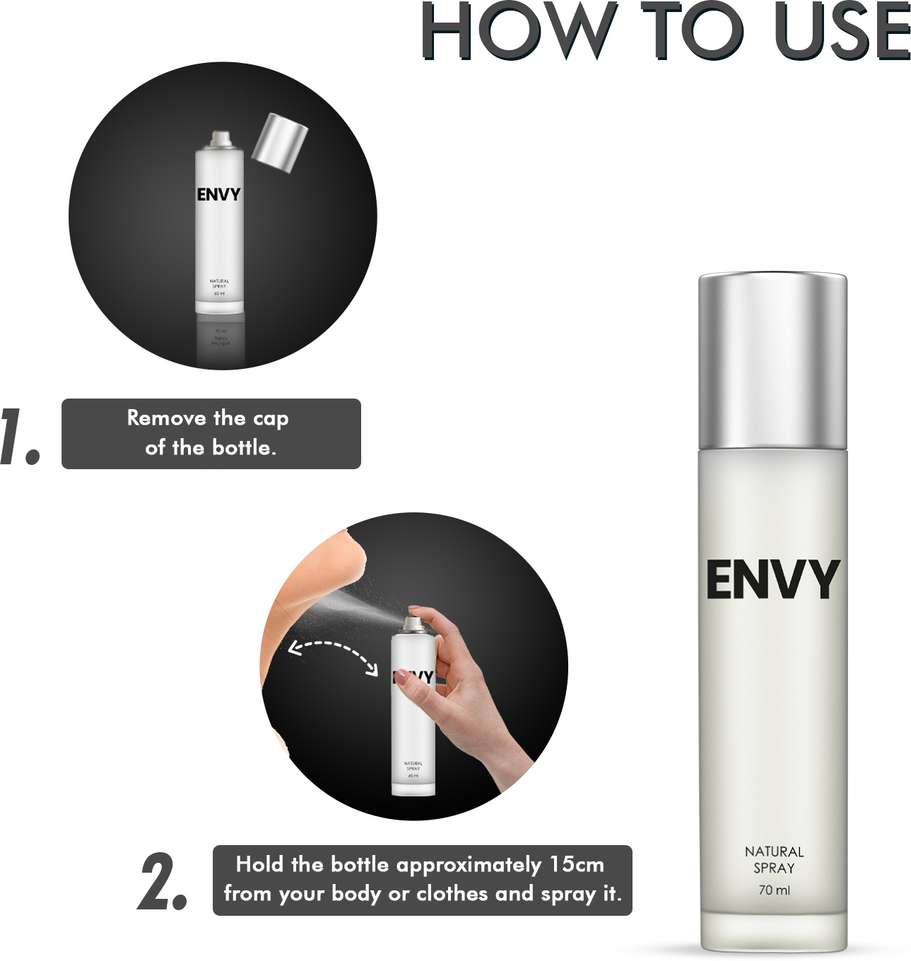 Shopsy Envy Natural Spray Perfume Eau de Parfum 70ml - Image 7