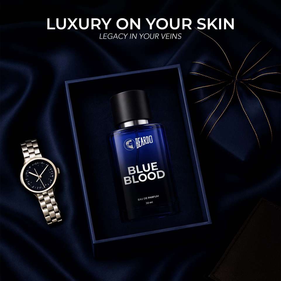 Buy BEARDO Blue Blood Long Lasting Perfume | Intense, Aromatic, Aquatic Premium Scent Eau de Parfum - 30 ml Online In India | Shopsy.in - Image 8