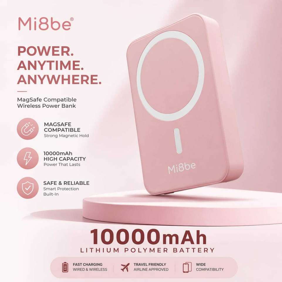 Shopsy Mi8be 10000 mAh Wireless Power Bank 22.5W - Image 3