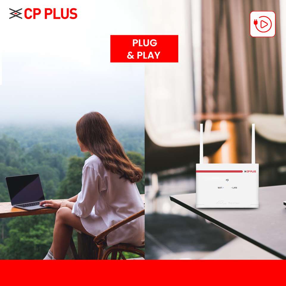 CP PLUS CP-XR-DE21-S-V2 WiFi-6 Compatible 5G Sim Connect with DVR/NVR/WiFi Camera 4G Router 2.4 GHz 150 Mbps Wifi Speed Dual Band External Antenna Ethernet (Cable Broadband), MiFi (Sim Based) - CP PLUS : Shopsy.in - Image 8