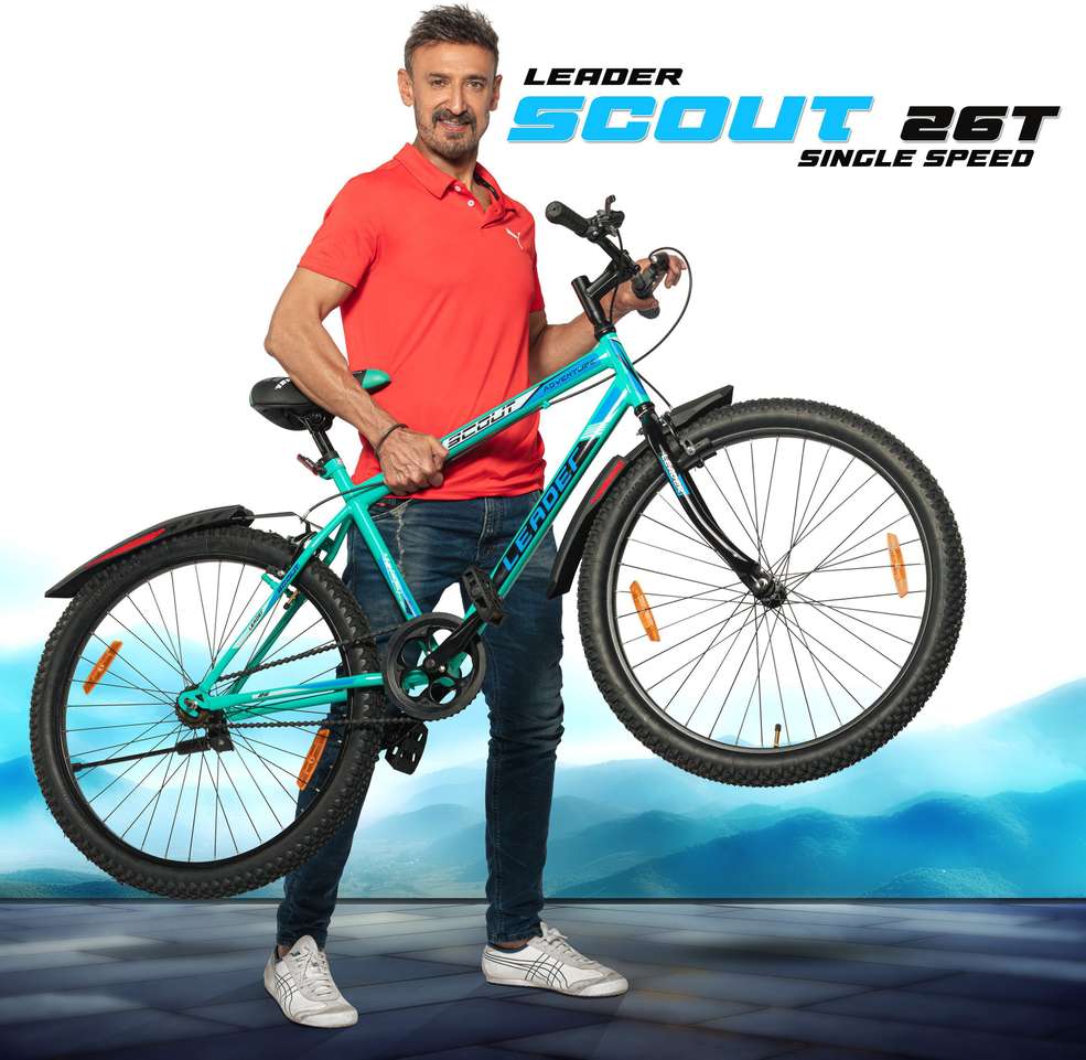LEADER Scout 26T SEA Blue BLACK for Ride 26 T Mountain Cycle Price in India - Buy LEADER Scout 26T SEA Blue BLACK for Ride 26 T Mountain Cycle online at Shopsy.in - Image 3