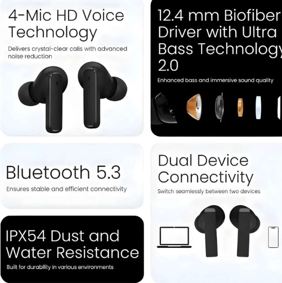 vidhivj Earbuds 8D Stereo-Audio AI SOUND, 48Hrs Playtime With ASAP Charge-36 Gaming Bluetooth Headset Price in India - Buy vidhivj Earbuds 8D Stereo-Audio AI SOUND, 48Hrs Playtime With ASAP Charge-36 Gaming Bluetooth Headset online at Shopsy.in - Image 4