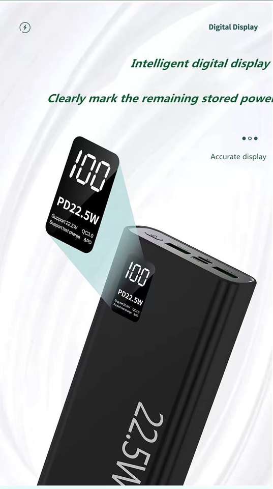 Shopsy TURBOGIGA 60000 mAh Power Bank 22.5W Fast Charging - Image 4