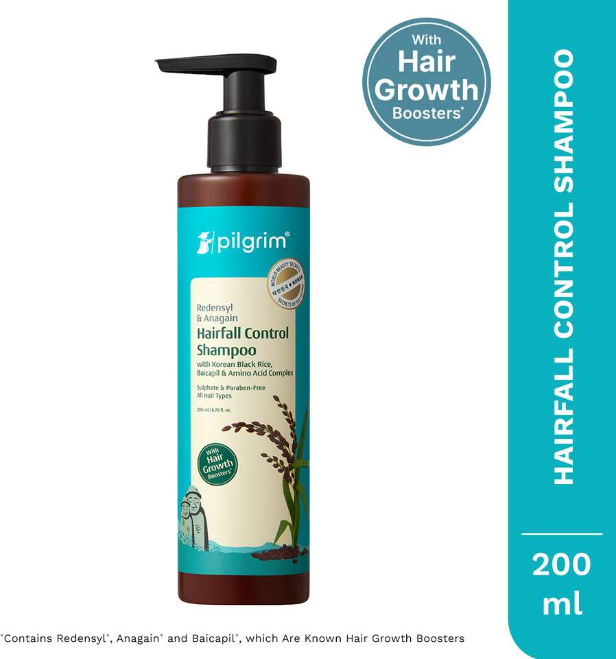 Pilgrim Redensyl & Anagain Hairfall Control Shampoo for all hair types Price in India - Buy Pilgrim Redensyl & Anagain Hairfall Control Shampoo for all hair types online at Shopsy.in - Image 2