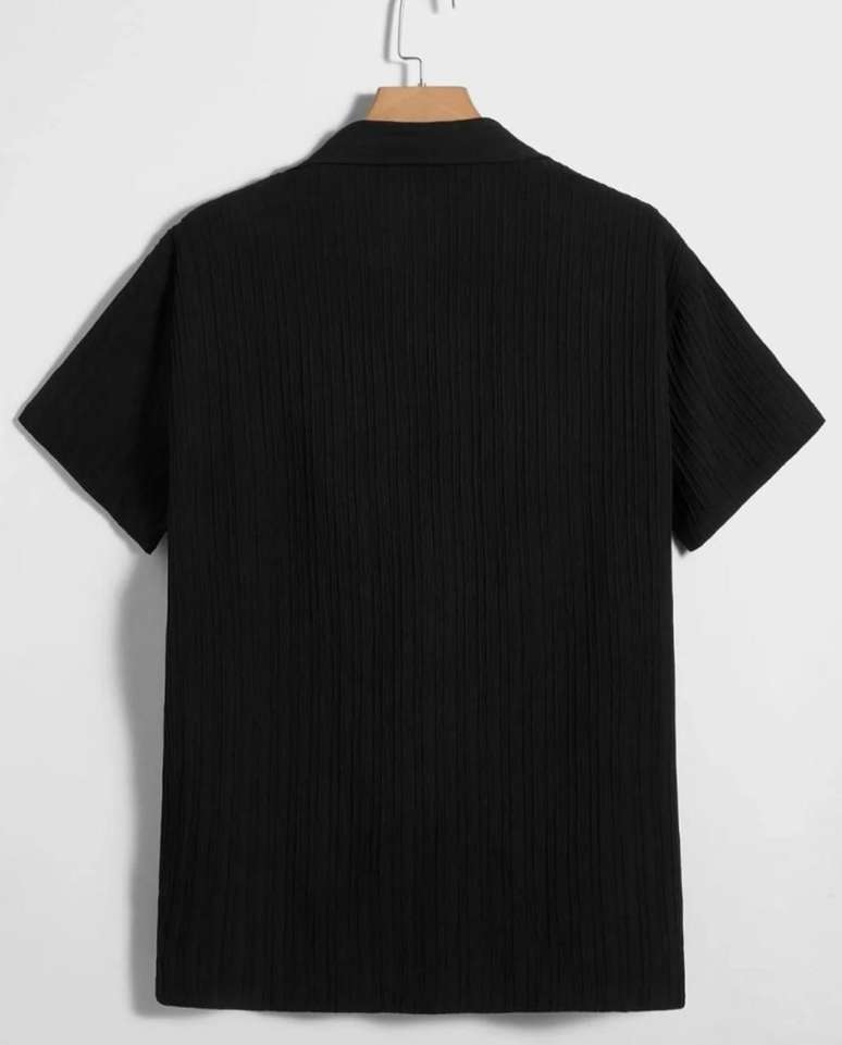 VRLOOKS Men Self Design Casual Black, Cream Shirt Price in India - Buy VRLOOKS Men Self Design Casual Black, Cream Shirt online at Shopsy.in - Image 6