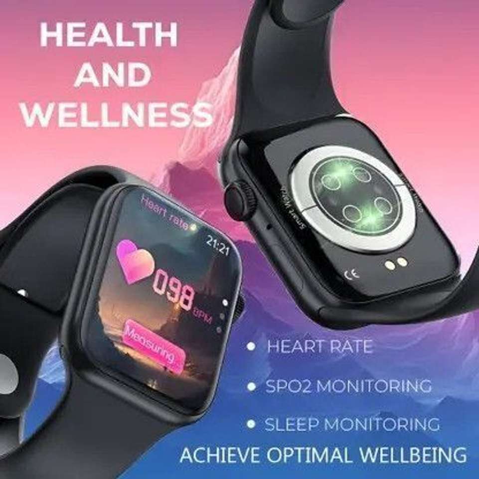 Shopsy Melbon T500 Pro Smartwatch with BT Calling, Black - Image 7