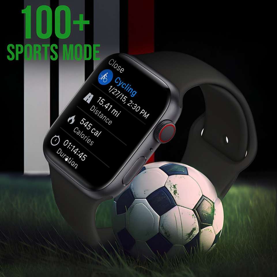 Shopsy Melbon T500 Pro Smartwatch with BT Calling, Black - Image 4