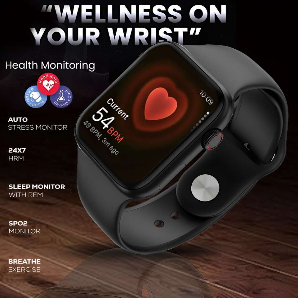 Shopsy Melbon T500 Pro Smartwatch with BT Calling, Black - Image 6