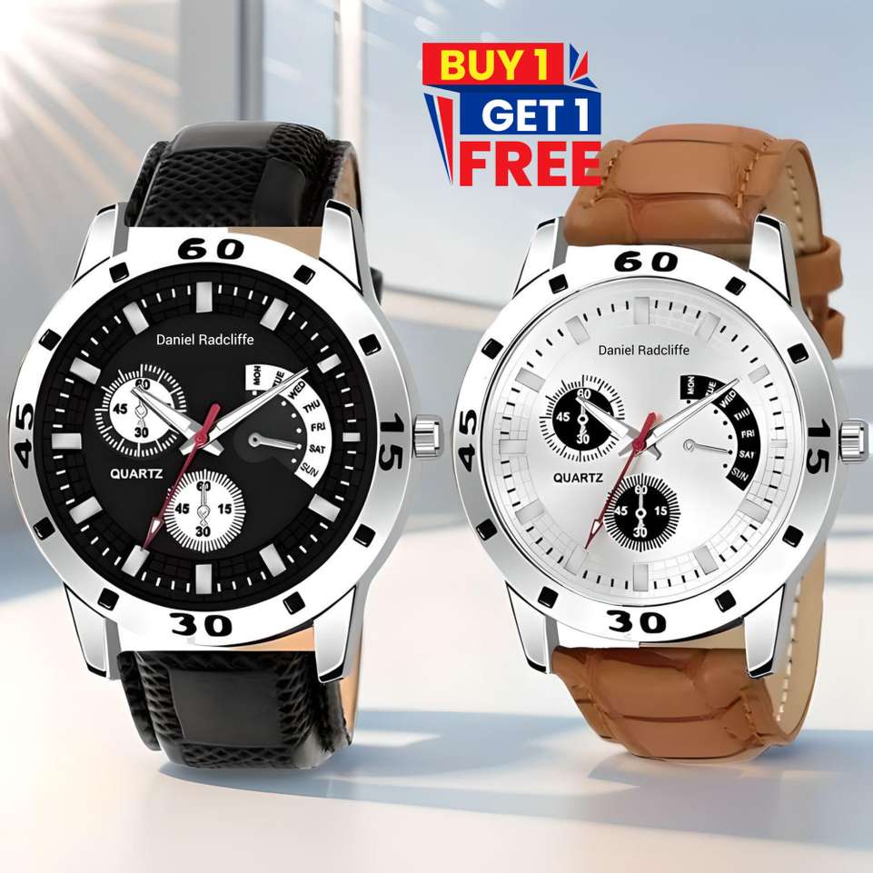 Daniel Radcliffe Avio Lather buy 1 get 1 FREE Analog Watch - For Men Price in India - Buy Daniel Radcliffe Avio Lather buy 1 get 1 FREE Analog Watch - For Men online at Shopsy.in - Image 3