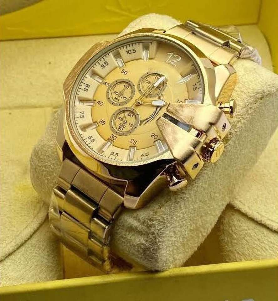 ANSHIKA FASHION ZONE FASHION PREMIUM DESIGN DIAL STAINLESS STEEL GOLD CHAIN SRA TRANDY WATCH LUXURY FASHION PREMIUM DESIGN DIAL STAINLESS STEEL GOLD CHAIN SRA TRANDY WATCH Analog Watch - For Men Price in India - Buy ANSHIKA FASHION ZONE FASHION PREMIUM DESIGN DIAL STAINLESS STEEL GOLD CHAIN SRA TRANDY WATCH LUXURY FASHION PREMIUM DESIGN DIAL STAINLESS STEEL GOLD CHAIN SRA TRANDY WATCH Analog Watch - For Men online at Shopsy.in - Image 2