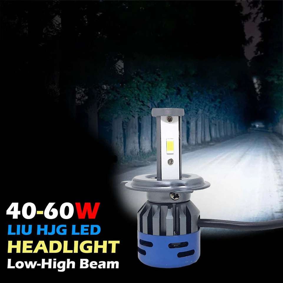 Shopsy LIU HJG White LED H4 Headlight Bulb 12V 60W - Image 4