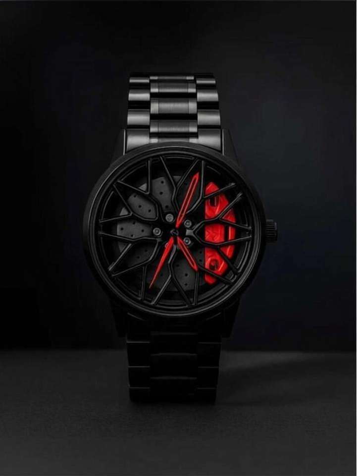 Gyro Men's Rotating Wheel Dial Analog Watch A01 Car wheel/spinning/Rotating/Gyro/Red Analog Watch - For Men - Buy Gyro Men's Rotating Wheel Dial Analog Watch A01 Car wheel/spinning/Rotating/Gyro/Red Analog Watch - For Men Red Analog Watch For Men spi1 Online at Best Prices in India | Shopsy.in - Image 2