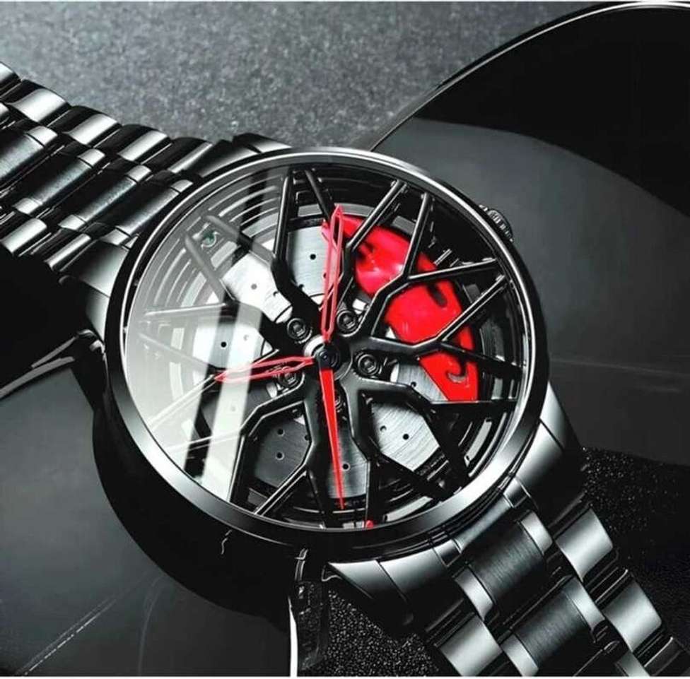 Gyro Men's Rotating Wheel Dial Analog Watch A01 Car wheel/spinning/Rotating/Gyro/Red Analog Watch - For Men - Buy Gyro Men's Rotating Wheel Dial Analog Watch A01 Car wheel/spinning/Rotating/Gyro/Red Analog Watch - For Men Red Analog Watch For Men spi1 Online at Best Prices in India | Shopsy.in - Image 6