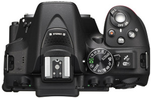 NIKON D5300 DSLR Camera Body with Single Lens: AF-P DX NIKKOR 18 