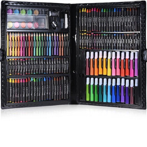 WEMOL à¤µà¥à¤®à¥à¤² 168-Piece Colouring Pencils Set, Children Painting Set, Crayon, Oil Pastel - Image 1