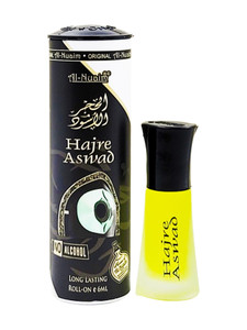 Al-Nuaim Hajre Aswad Alcohol Free Attar Roll On - 6ml Floral - Image 1
