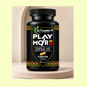 Dr.TrueSkin Play More Herbal Capsules for Men 30 Capsules 93 (30 Capsules) - Image 1
