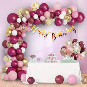 Flipkart.com Burgundy Pink Balloons Kit - Image 1