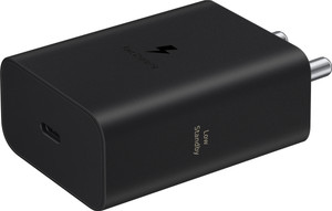 Samsung 15 W Adaptive Fast Charging 3 A Wall Charger for Mobile (Black) - Image 1