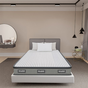 Neobest Orthopedic| Dual Foam 3 Layers Hypoallergenic & Breathable Fabric| Tape Edge 6 inch Single High Resilience (HR) Foam Mattress (L x W: 72 inch x 36 inch) - Image 1