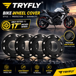 TRYFLY 17 Inch 4pcs ABS Plastic PRO Disc Bike Wheel Cover For Yamaha R15 V1/V2/V3/M à¤¬à¤¾à¤à¤ à¤«à¥à¤à¤°à¤¿à¤à¤ à¤à¤¿à¤ - Image 1