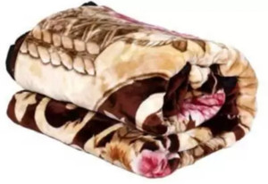 SOVAM Printed Double Mink Blanket, Multicolor, Heavy Winter - Image 1