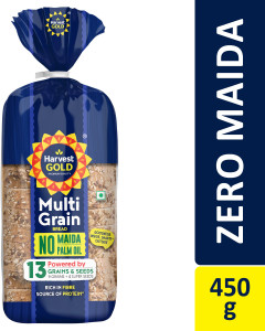 Harvest Gold Zero Maida Multigrain Bread 450g - Image 1