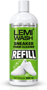 Lemi Wash Shoe Cleaner Foam Refill Pack of 500ml Cleaner (500 ml, White) - Image 1