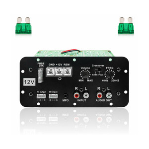 TOYOTONE 12V Mono Channel 120W Car Amplifier with Bass Tube Sub - Image 1