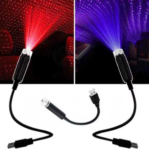 RIRO The projector is small and lightweight, so it's easy to take with you on the go. Car Fancy Lights (Multicolor) - Image 1
