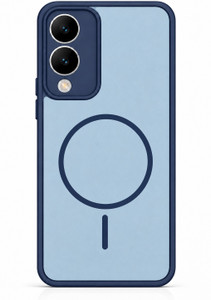 Regolith Back Cover for Vivo Y17s (Blue, Camera Bump Protector) - Image 1