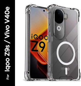 Pikkme Back Cover for IQOO Z9s 5G (Transparent, Grip, TPU) - Image 1