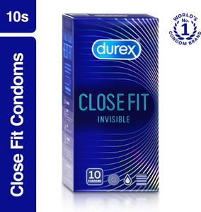 DUREX Close Fit Invisible Super Ultra Thin Condoms, 10 Pack - Image 1
