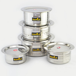 RAMILA 10-Piece Stainless Steel Induction Cookware Set - Image 1