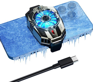 INVICTO Mobile Gaming Cooler Fan, Black - Image 1