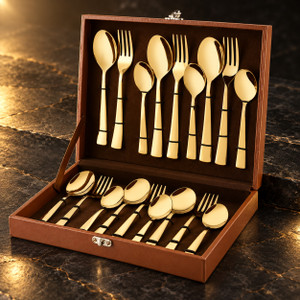 Montavo FnS Alexa 18-Piece Stainless Steel Cutlery Set with - Image 1