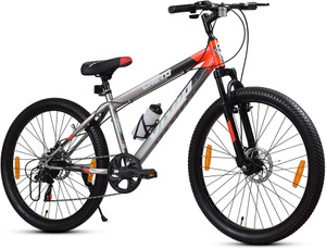 VIVID Creto 27.5T Mountain Cycle, 7 Gear, Grey/Red - Image 1