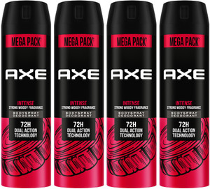 AXE Intense Body Spray - For Men (860 ml, Pack of 4) - Image 1