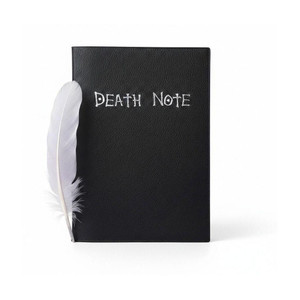 RUVIDO CASO Death Note Diary A5 Notebook with Feather Pen & Bookmark - Image 1