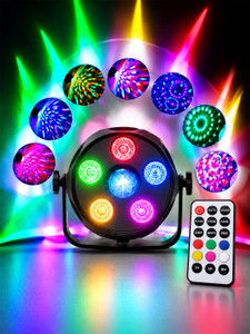 RAYVIX 06LED PAR DJ Lights 7-Channel Change Mode for Wedding - Image 1