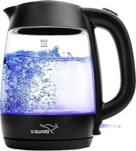 V-Guard VKG17 Electric Kettle 1.7L Black Glass - Image 1