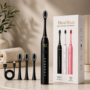 Blend Buzz Sonic Electric Toothbrush Black - Image 1