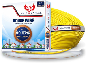 AKIA KABLES 2.5 sq/mm Wire 90m Yellow - Image 1